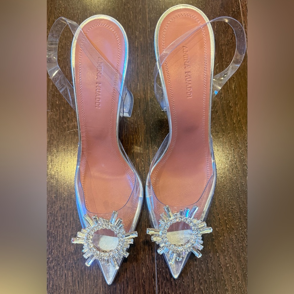 Never worn Amina Muaddi Begum